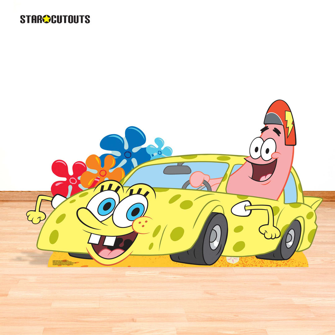 Patrick Star in SpongeBob Squarepants Car Lifesize Cardboard Cutout 95cm Product Gallery Image