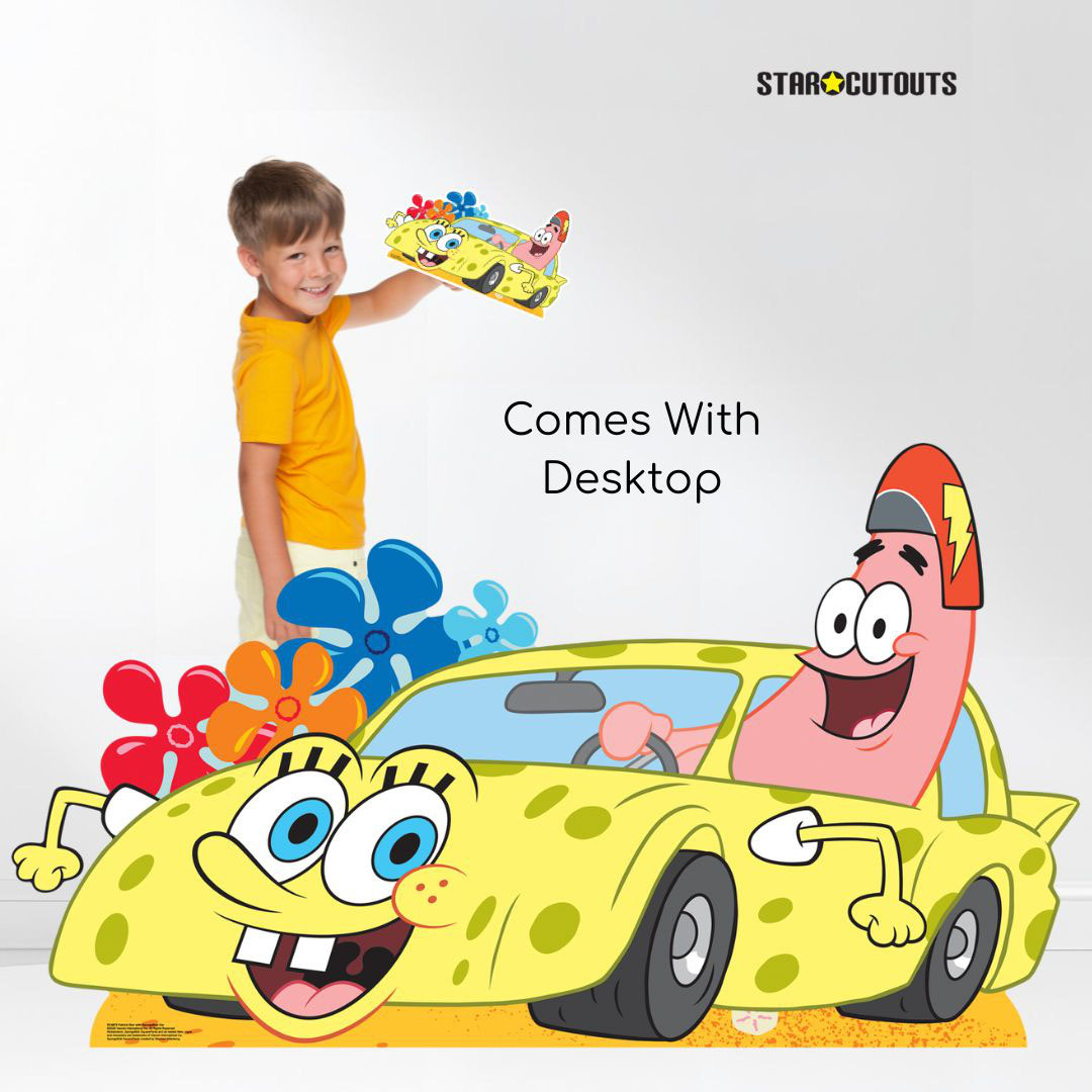 Patrick Star in SpongeBob Squarepants Car Lifesize Cardboard Cutout 95cm Product Gallery Image