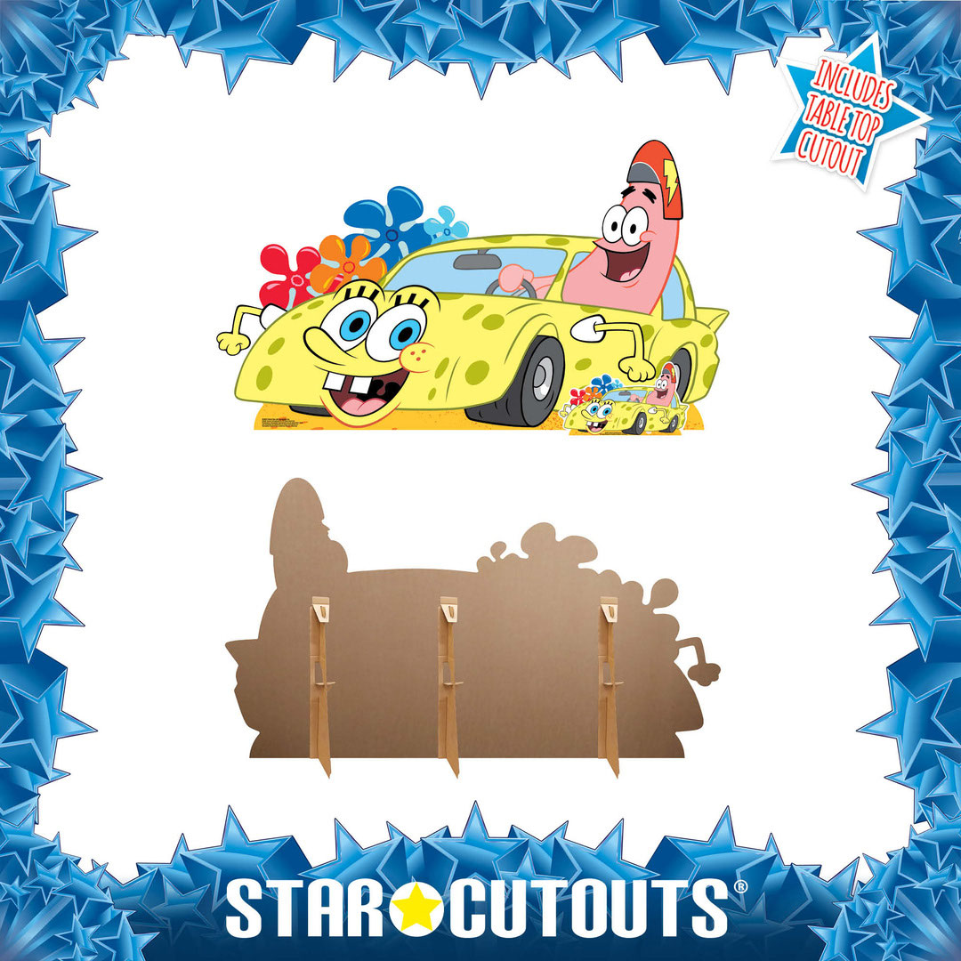 Patrick Star in SpongeBob Squarepants Car Lifesize Cardboard Cutout 95cm Product Gallery Image