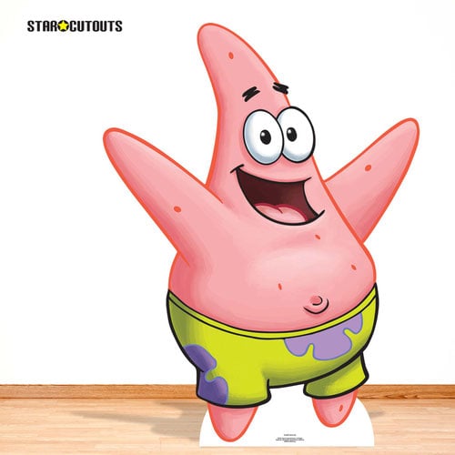 Patrick Star (SpongeBob SquarePants) Lifesize Cardboard Cutout 123cm Product Gallery Image