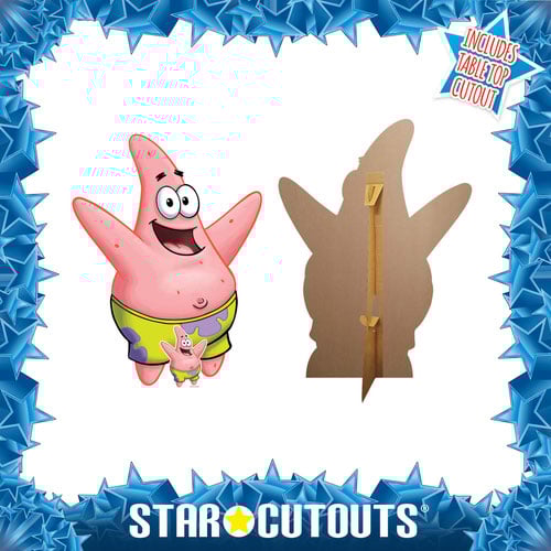 Patrick Star (SpongeBob SquarePants) Lifesize Cardboard Cutout 123cm Product Gallery Image