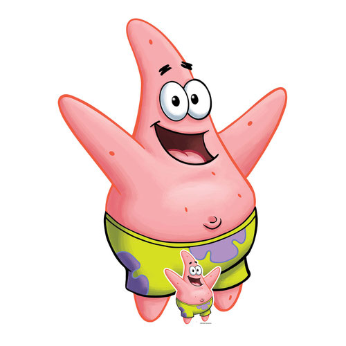 Patrick Star (SpongeBob SquarePants) Lifesize Cardboard Cutout 123cm Product Gallery Image
