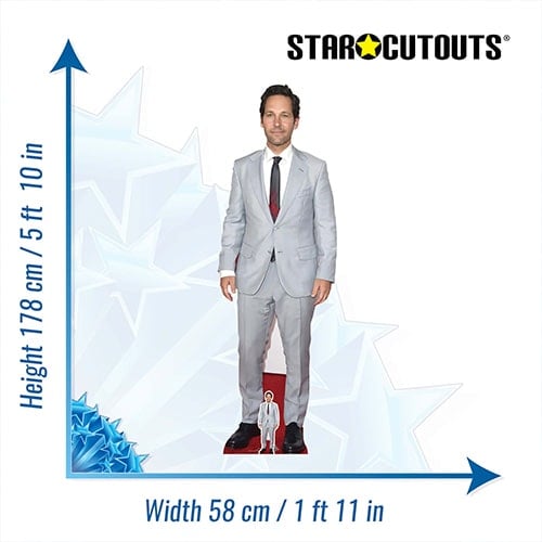 Paul Rudd Grey Jacket Lifesize Cardboard Cutout 178cm Product Gallery Image