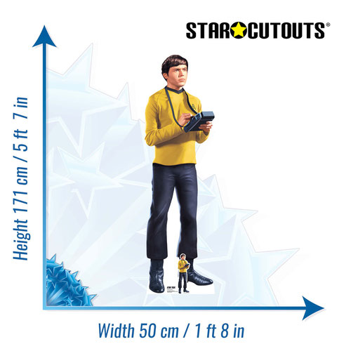 Pavel Chekov Star Trek Walter Koenig Lifesize Cardboard Cutout 171cm Product Gallery Image