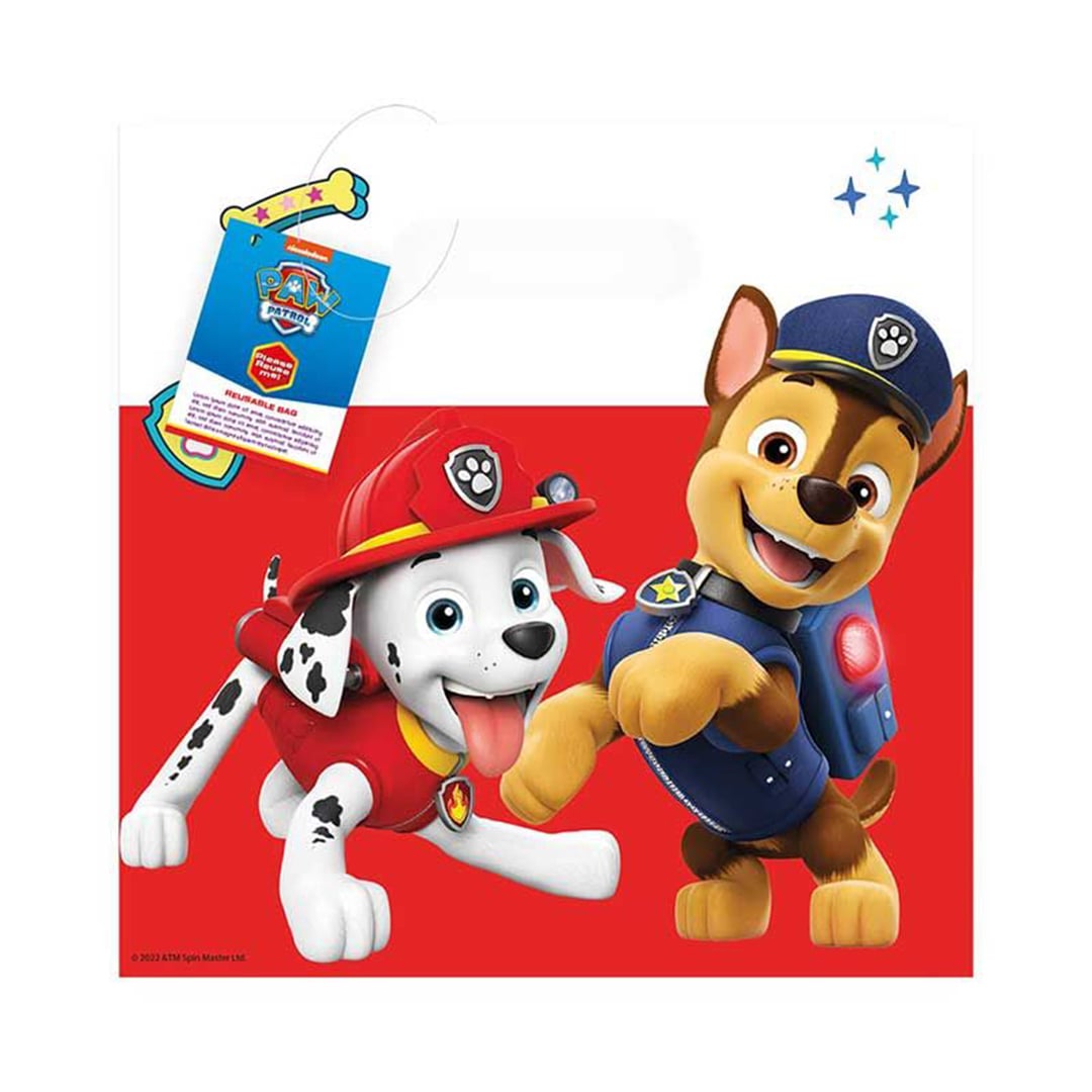 Paw Patrol Rescue Heroes Reusable Party Bags - Pack of 4