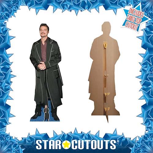 Pedro Pascal Black Coat Lifesize Cardboard Cutout 181cm Product Gallery Image
