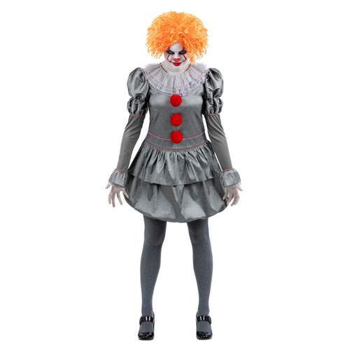 Pennywise IT Chapter Two Fancy Dress Costume Ladies Medium - UK 12-14 Product Gallery Image