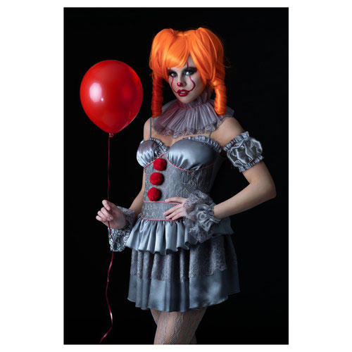 Pennywise IT Chapter Two Sexy Fancy Dress Costume Ladies Medium - UK 12-14 Product Gallery Image