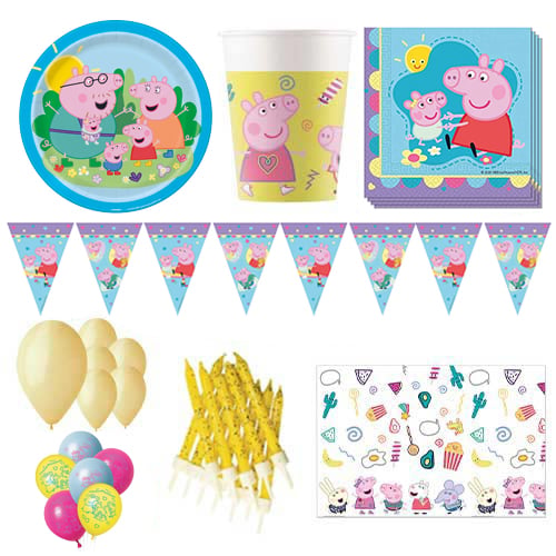 Peppa Pig 16 Person Deluxe Party Pack