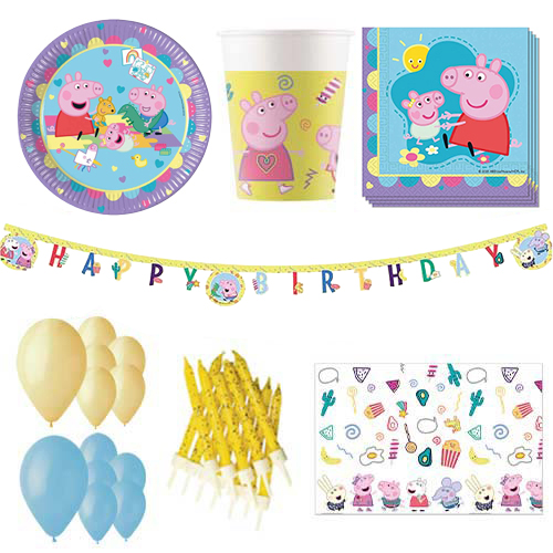 Peppa Pig 16 Person Deluxe Party Pack