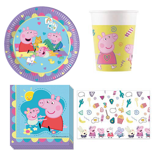 Peppa Pig 8 Person Value Party Pack