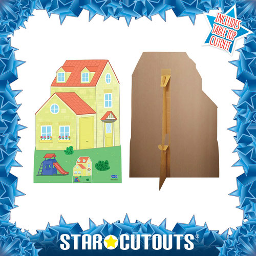 Peppa Pig House with Silde Lifesize Cardboard Cutout 128cm Product Gallery Image