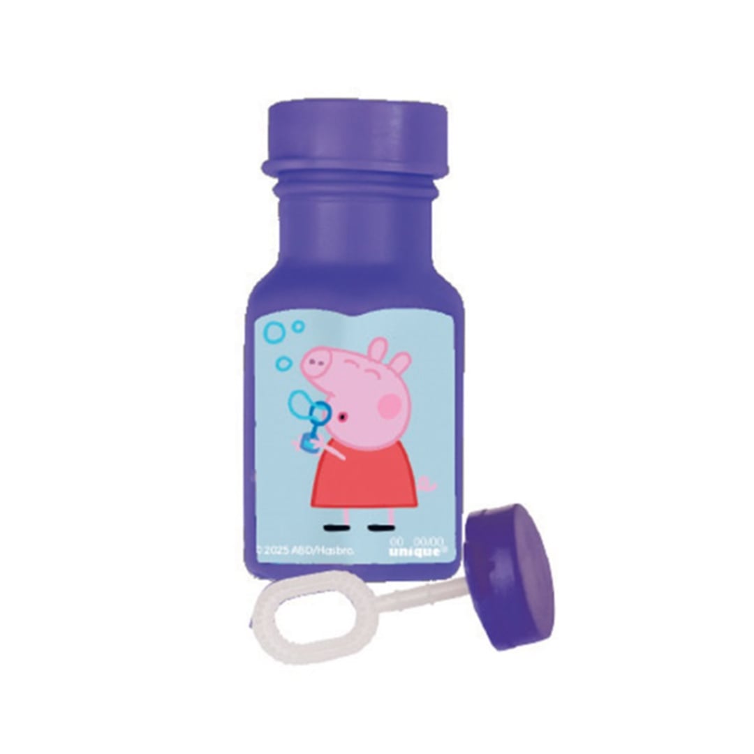 Peppa Pig Mini Bubble Bottles - Pack of 8