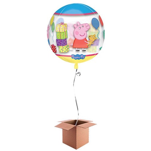 Peppa Pig Orbz Clear Balloon - Inflated Balloon in a Box Product Image