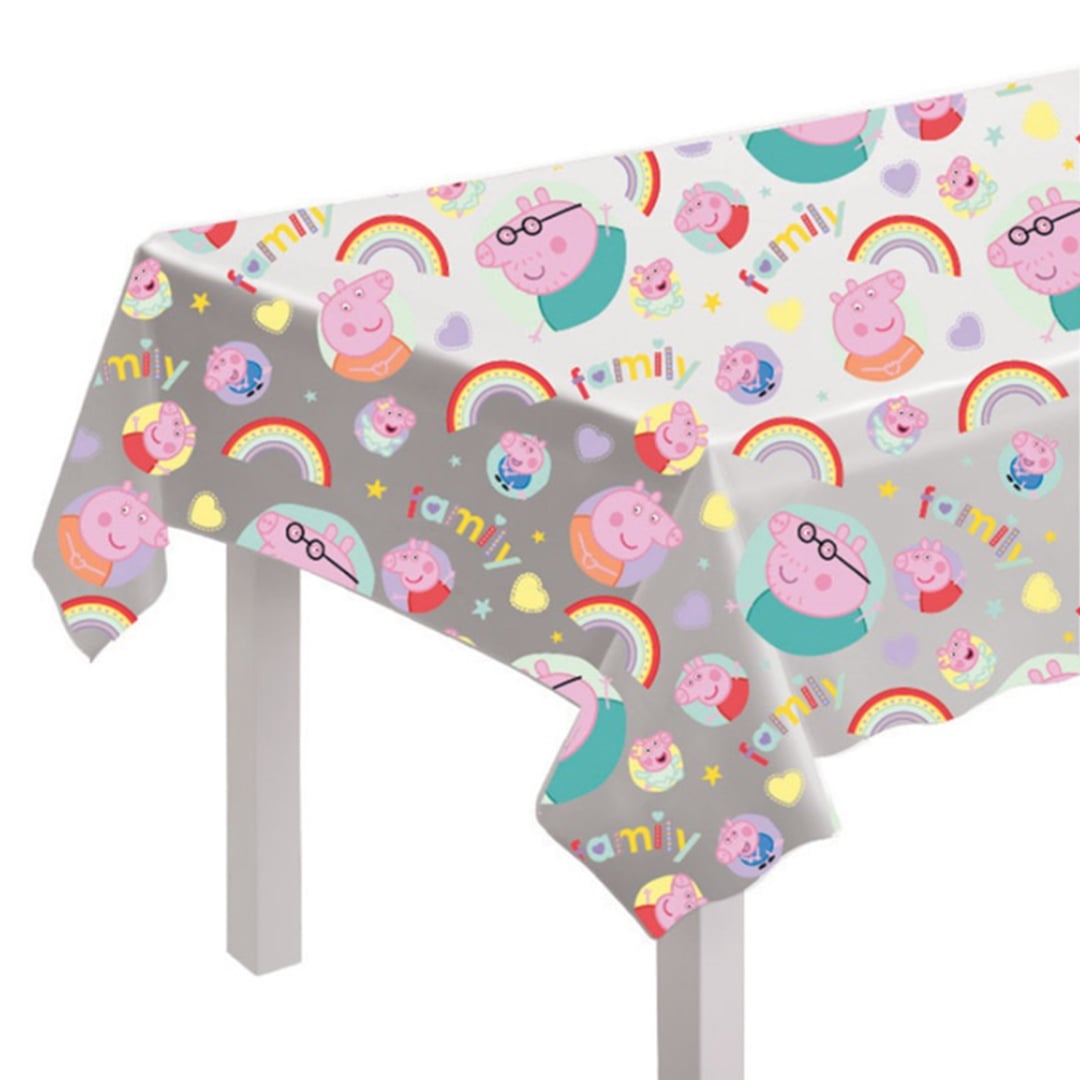 Peppa Pig Rectangular Paper Tablecover 213cm x 137cm