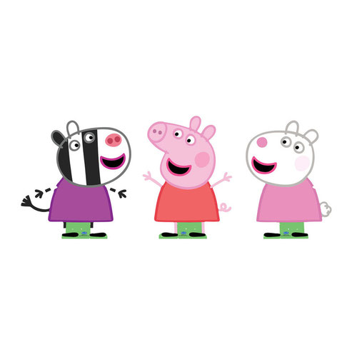 Peppa, Zoe and Suzy (Peppa Pig) Cardboard Cutouts Decoration Pack Product Gallery Image