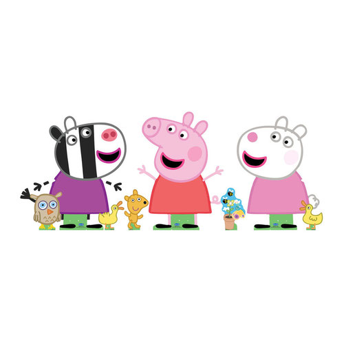 Peppa, Zoe and Suzy (Peppa Pig) Cardboard Cutouts Decoration Pack Product Gallery Image