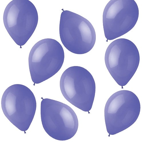 Periwinkle Blue Bio Mini Latex Balloons 13cm / 5 in - Pack of 50 Product Gallery Image