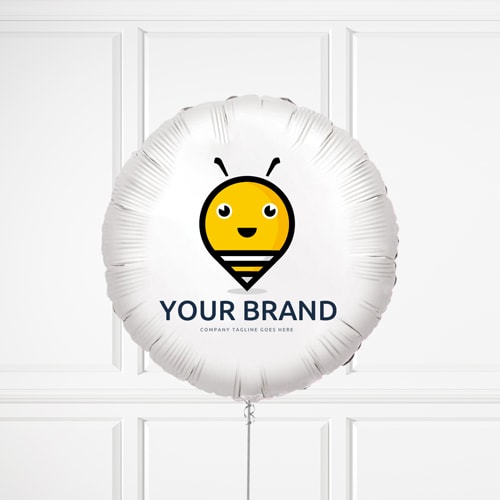 Personalised Brand Logo Photo Balloon - Delivered Inflated Product Gallery Image