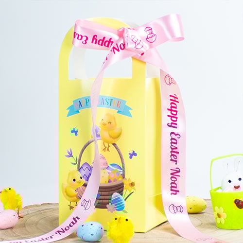Personalised Easter Custom Printed Ribbon Product Gallery Image