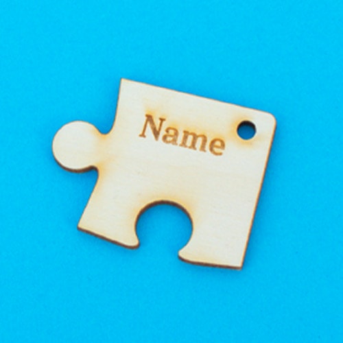 Personalised Family & Friends Puzzle Keyrings - Pack of 4 Product Gallery Image