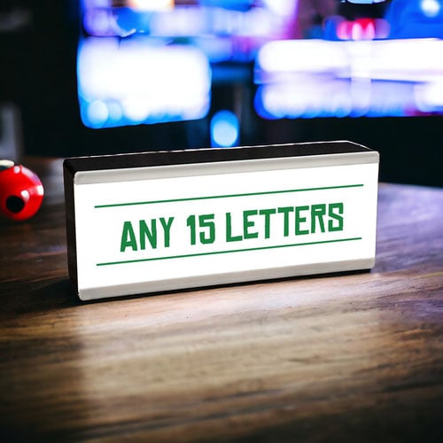 Personalised Gamertag LED Light Box Room Sign Product Gallery Image
