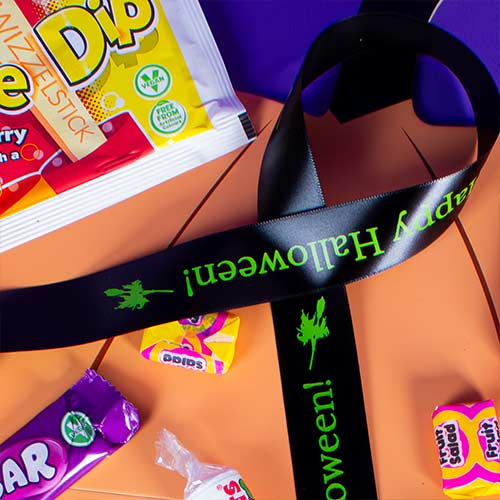 Personalised Halloween Custom Printed Ribbon Product Gallery Image