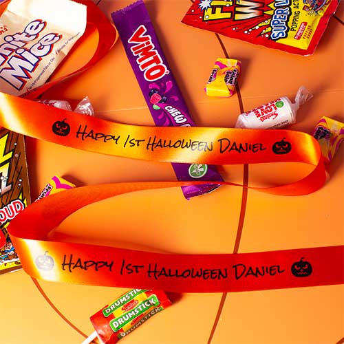 Personalised Halloween Custom Printed Ribbon Product Gallery Image