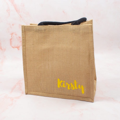 Personalised Jute Bag Product Gallery Image