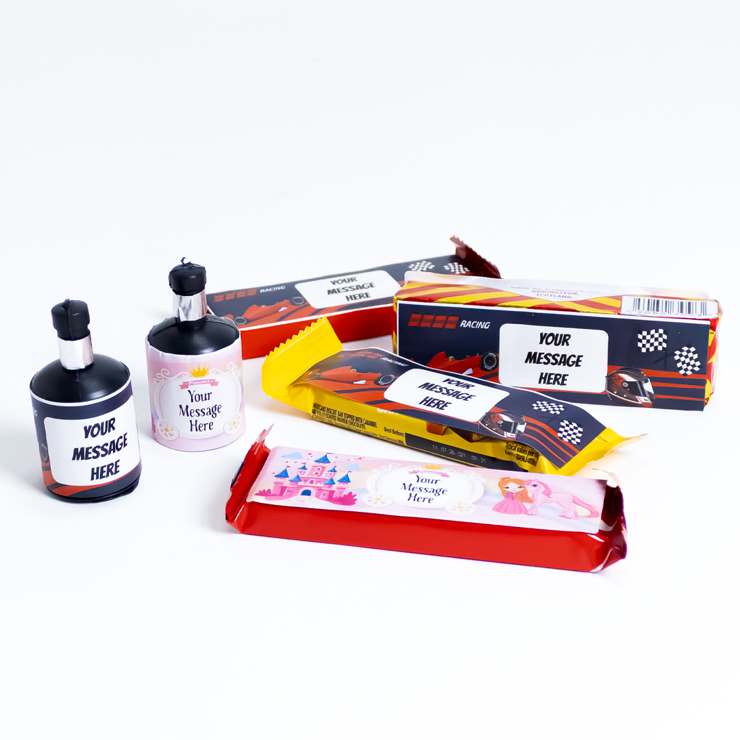 Dinosaur Personalised Party Popper Packaging Label Stickers 9cm - Sheet of 16 Product Gallery Image