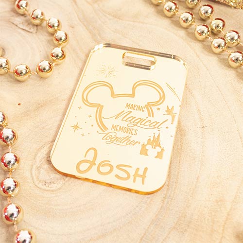Personalised Magical Mouse Ears Customisable Gift Tag Keepsake Memento Product Gallery Image