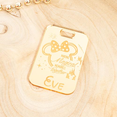 Personalised Magical Mouse Ears Customisable Gift Tag Keepsake Memento Product Gallery Image