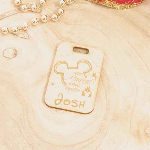 Personalised Magical Mouse Ears Customisable Gift Tag Keepsake Memento Product Gallery Image