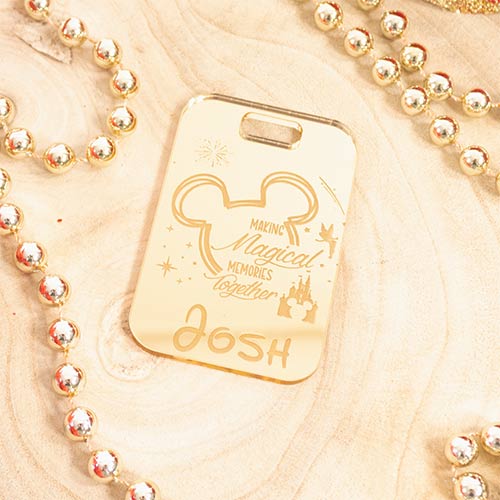 Personalised Magical Mouse Ears Customisable Gift Tag Keepsake Memento Product Gallery Image
