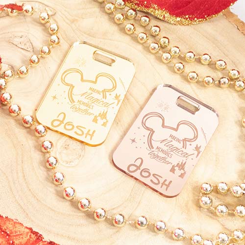 Personalised Magical Mouse Ears Customisable Gift Tag Keepsake Memento Product Gallery Image
