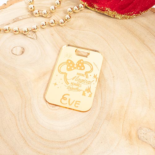 Personalised Magical Mouse Ears Customisable Gift Tag Keepsake Memento Product Gallery Image