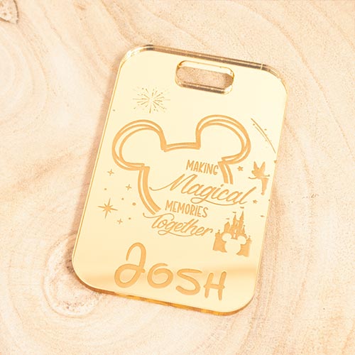 Personalised Magical Mouse Ears Customisable Gift Tag Keepsake Memento Product Gallery Image