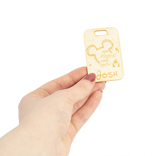 Personalised Magical Mouse Ears Customisable Gift Tag Keepsake Memento Product Gallery Image