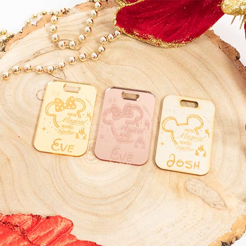 Personalised Magical Mouse Ears Customisable Gift Tag Keepsake Memento