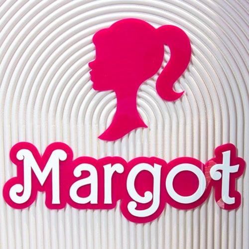 3D Personalised Name Doll Style Acrylic Name Plaque Sign Product Gallery Image