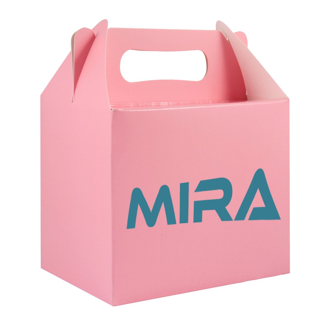 Personalised Pop Star Monster Hunters Baby Pink Party Paper Lunch Box