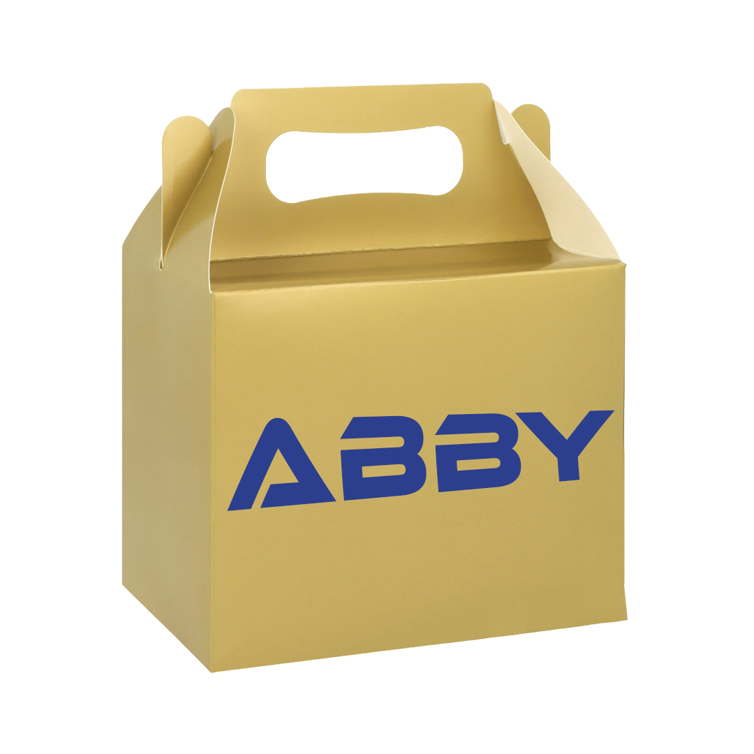 Personalised Pop Star Monster Hunters Metallic Gold Party Paper Lunch Box