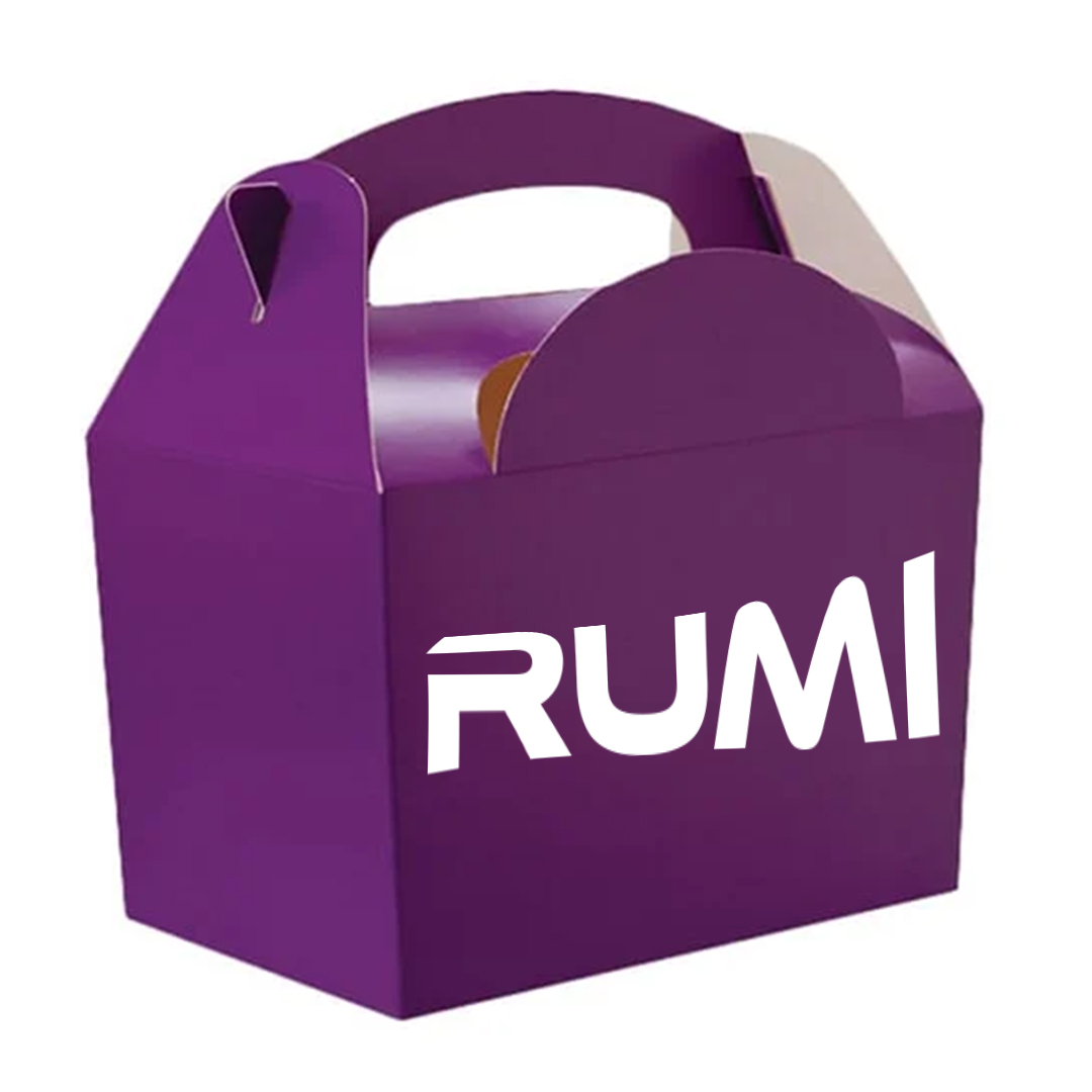 Personalised Pop Star Monster Hunters Purple Party Paper Lunch Box Product Gallery Image