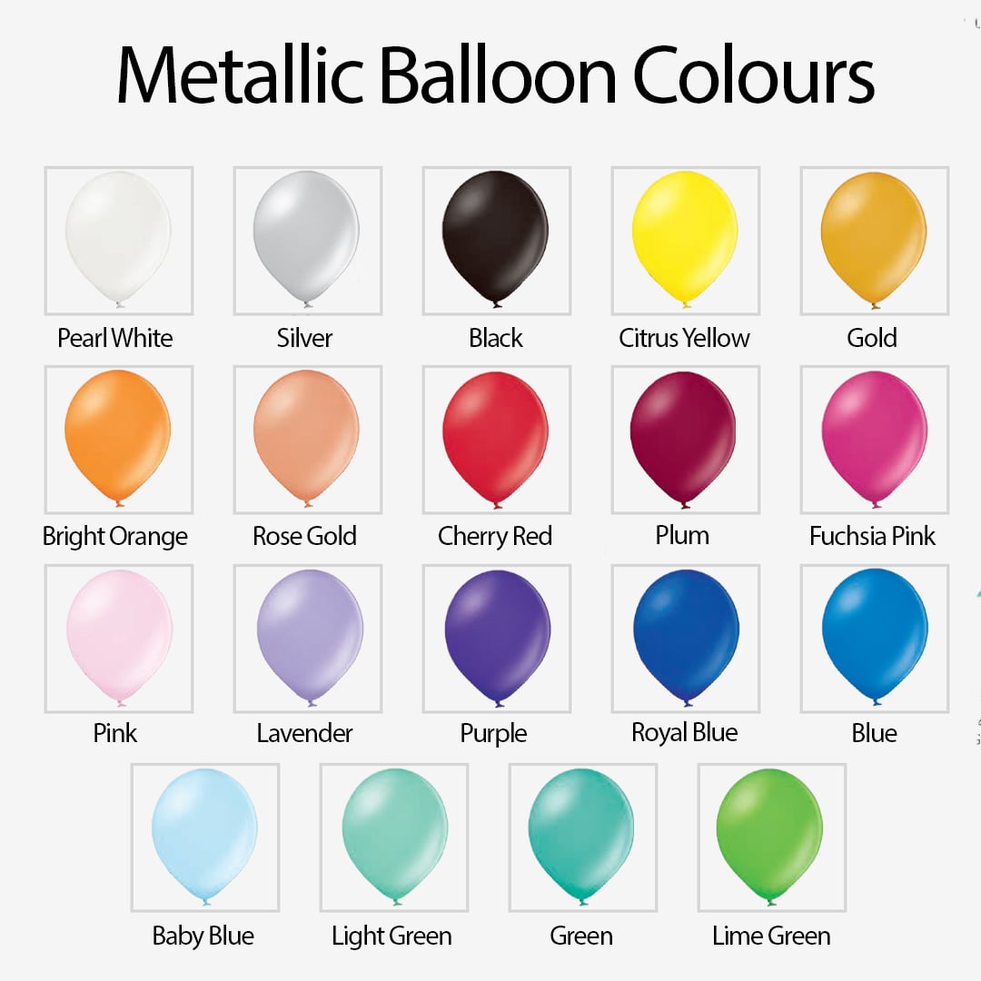 Personalised Printed Latex Balloons 30cm / 12 in Product Gallery Image