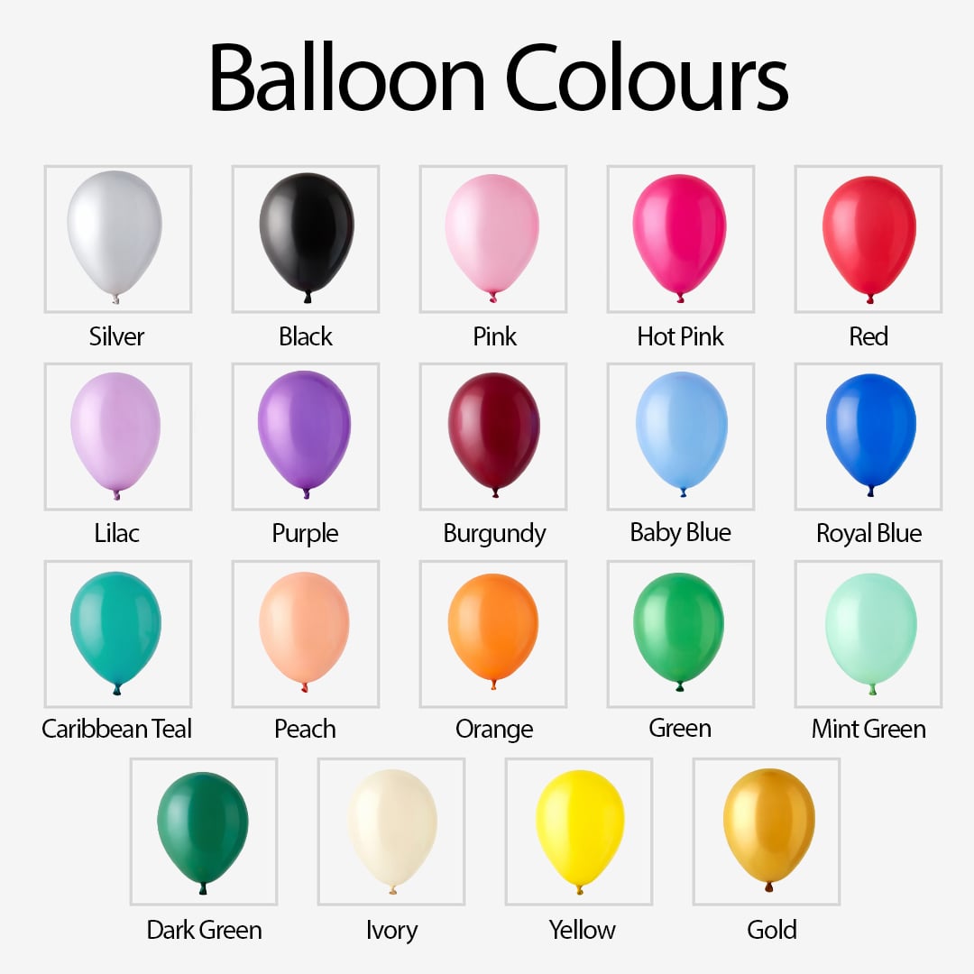 Personalised Printed Latex Balloons 30cm / 12 in Product Gallery Image