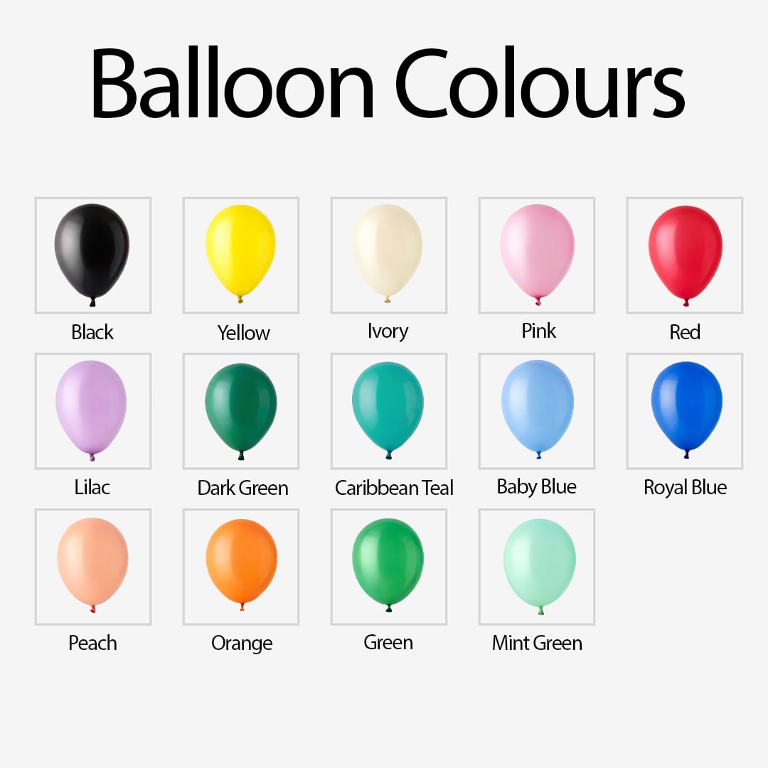 Personalised Printed Latex Balloons 30cm / 12 in Product Gallery Image