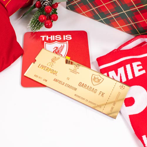 Personalised Sporting Event Sports Match Game Ticket 2D Customisable Keepsake Memento Gift Product Gallery Image