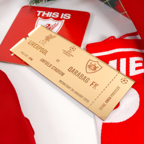 Personalised Sporting Event Sports Match Game Ticket 2D Customisable Keepsake Memento Gift Product Gallery Image