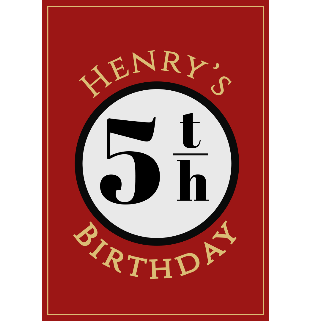 Personalised Birthday Train Plaform Design Poster PVC Party Sign Decoration