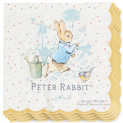Peter Rabbit Luncheon Napkins 33cm 2ply - Pack of 16 Product Image
